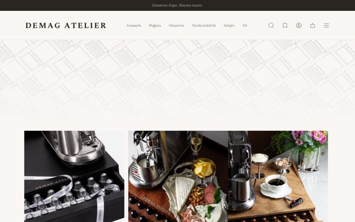Screenshot of demagatelier.com