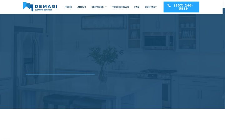 Screenshot of demagicleaning.com