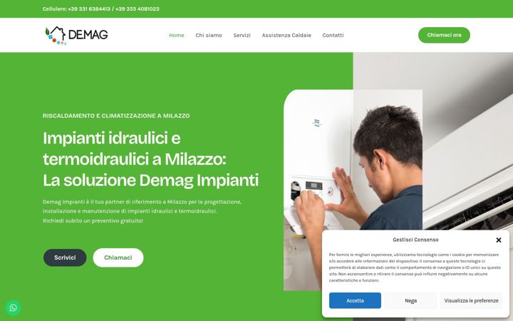 Screenshot von demagimpianti.it