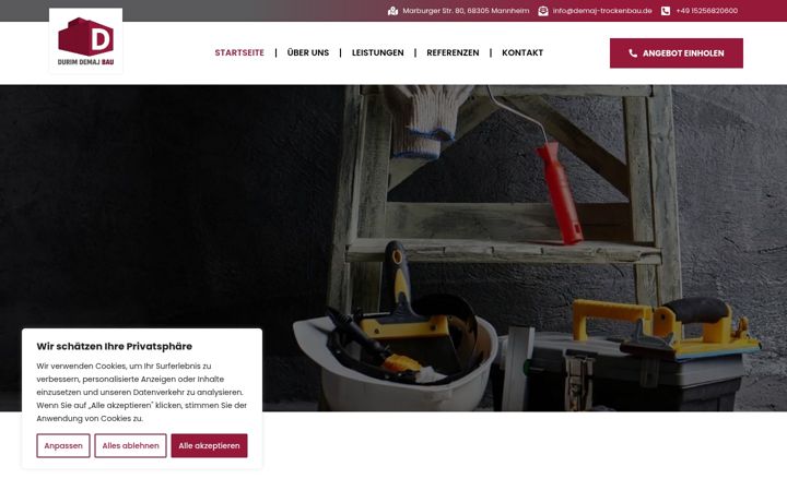 Screenshot of demaj-trockenbau.de