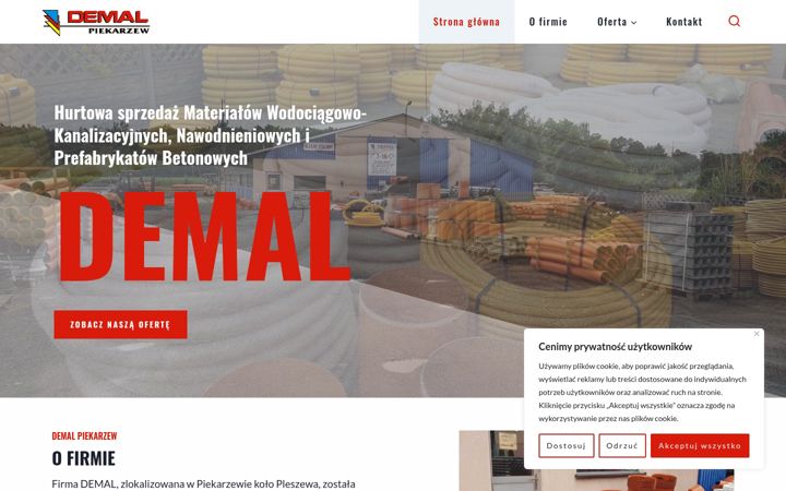 Screenshot ta' demal-piekarzew.pl