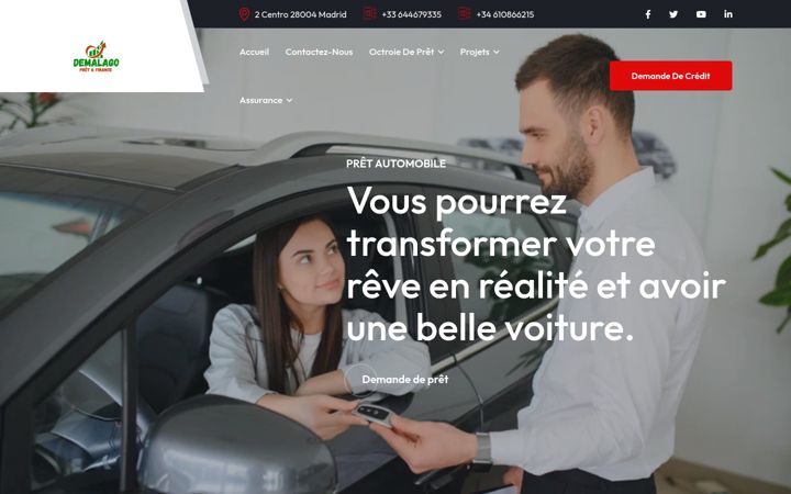 Screenshot of demalago.com