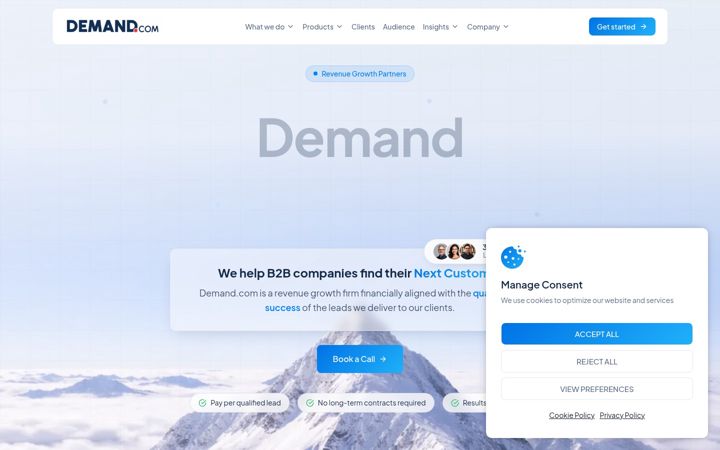 Screenshot of demand.com