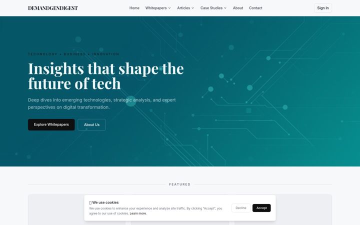 Screenshot of demandgendigest.com