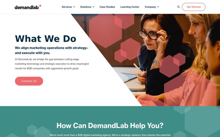 Screenshot of demandlab.com