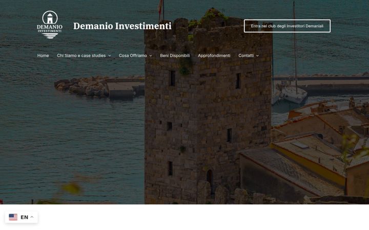 Screenshot von demanioinvestimenti.it