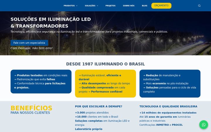 Képernyőkép: demape.com.br