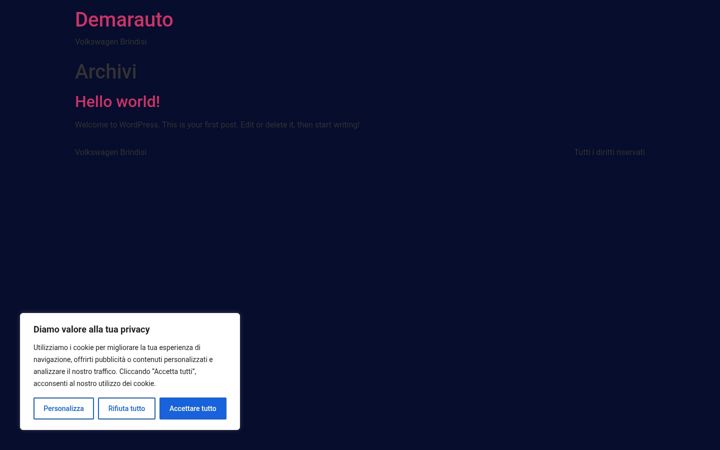 Screenshot von demarautosrl.it