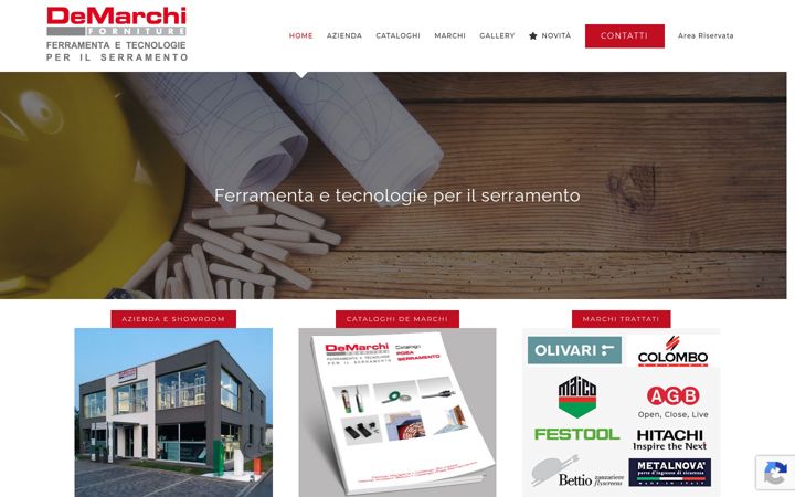 Screenshot von demarchiforniture.it