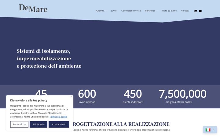 Screenshot von demare.it