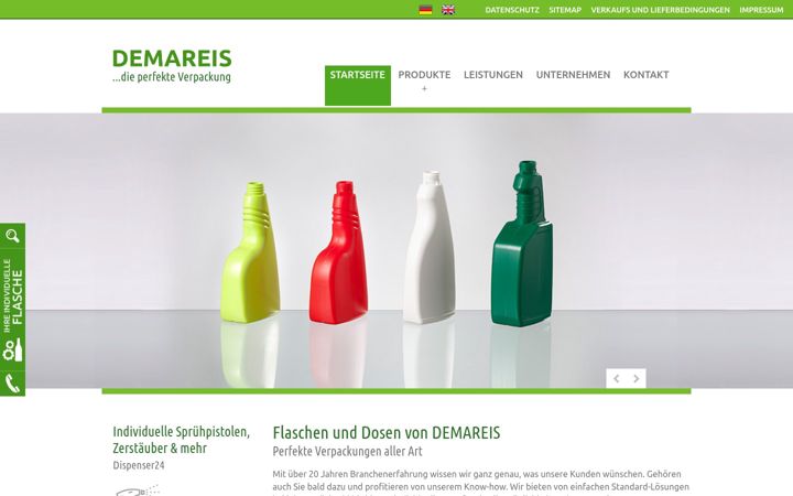 Screenshot of demareis.com