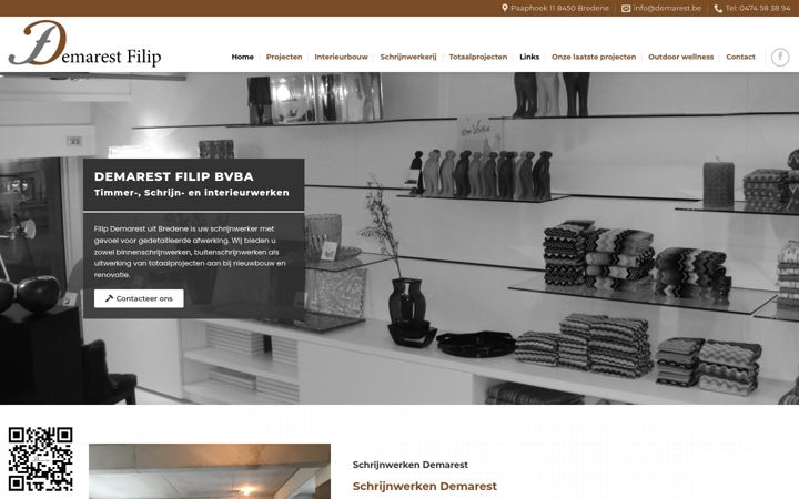 Screenshot of demarest.be