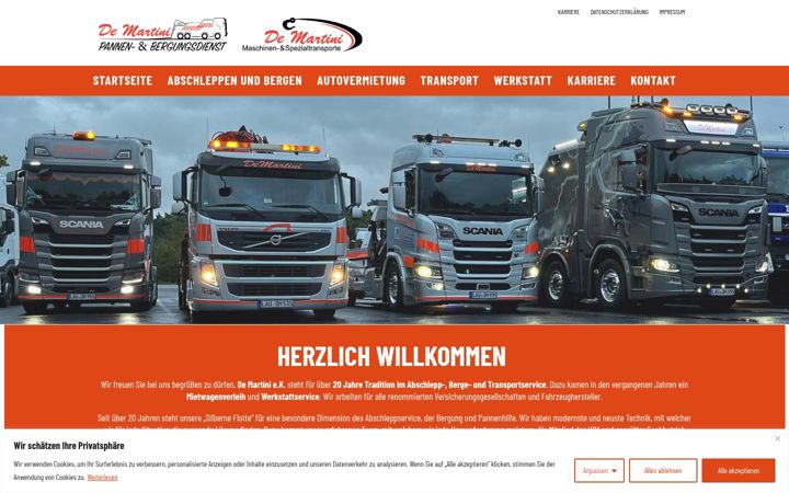 Screenshot of demartini.de