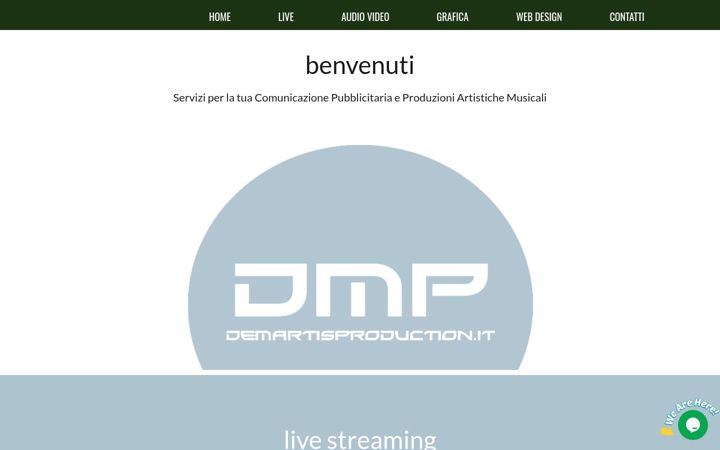 Screenshot of demartisproduction.it