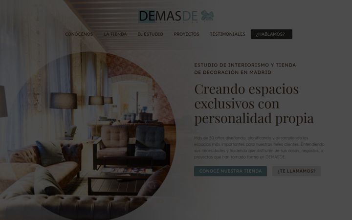 Screenshot of demasde.com
