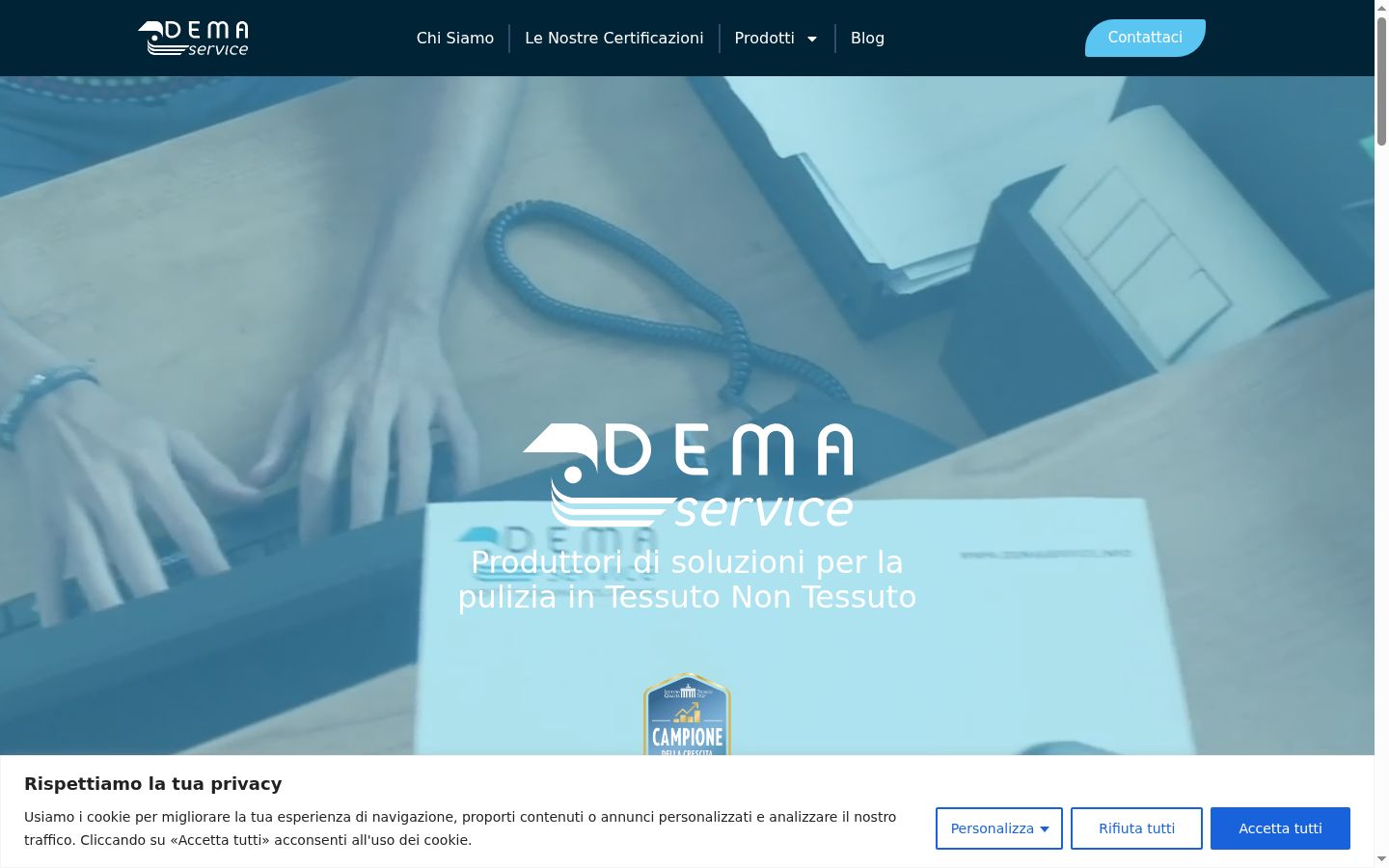 Captura de ecrã do banner de consentimento apresentado antes de qualquer interação