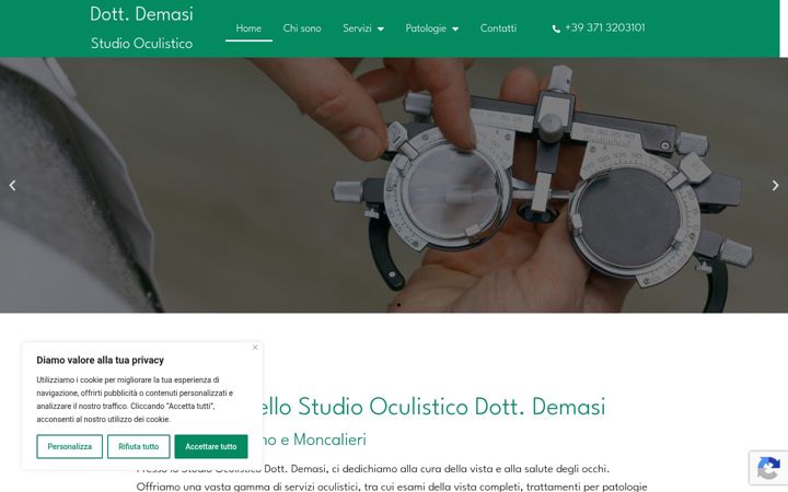 Snímek obrazovky demasioculista.it