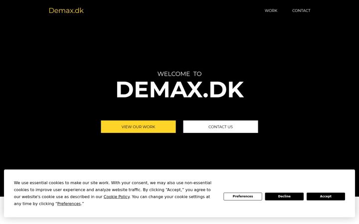 Screenshot of demax.dk
