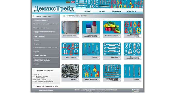 Screenshot of demaxtrade.com