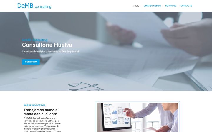 Екранна снимка на dembconsulting.es