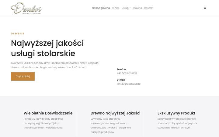 Screenshot ta' dembor.pl