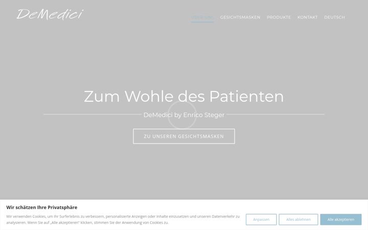 Screenshot of demedici-dental.com