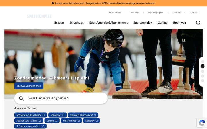 Screenshot di demeentalkmaar.nl