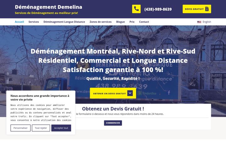 Screenshot of demelina.com