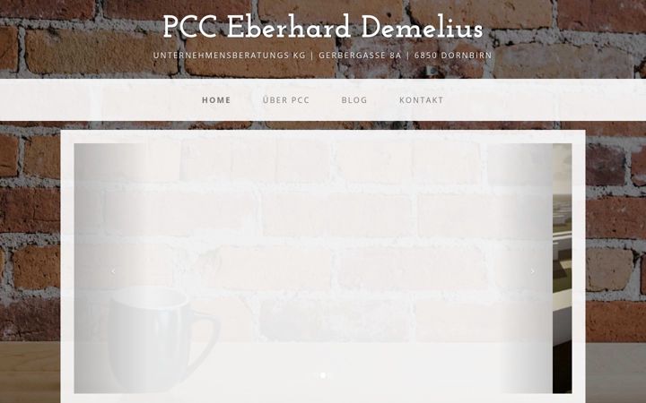 Screenshot of demelius.eu