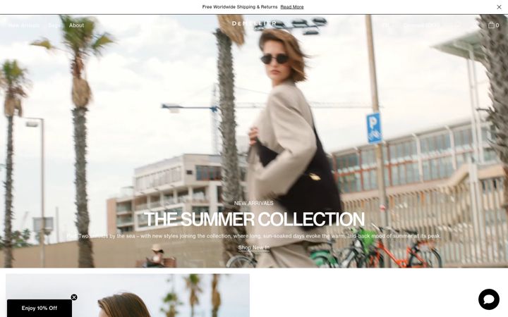 Screenshot of demellierlondon.com