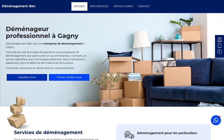 Skjermbilde av demenagement-ben.fr