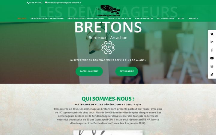 Screenshot of demenagement-bordeaux-arcachon.fr