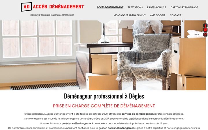 Screenshot of demenagement-cub.com