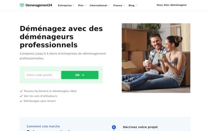 Screenshot of demenagement24.com