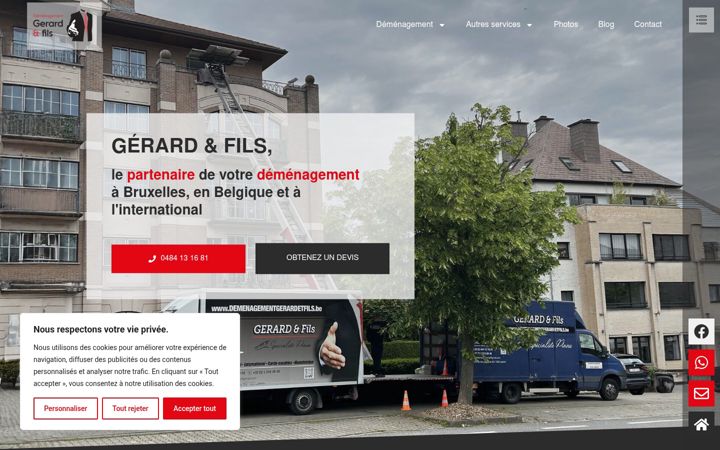 Screenshot of demenagementgerardetfils.be