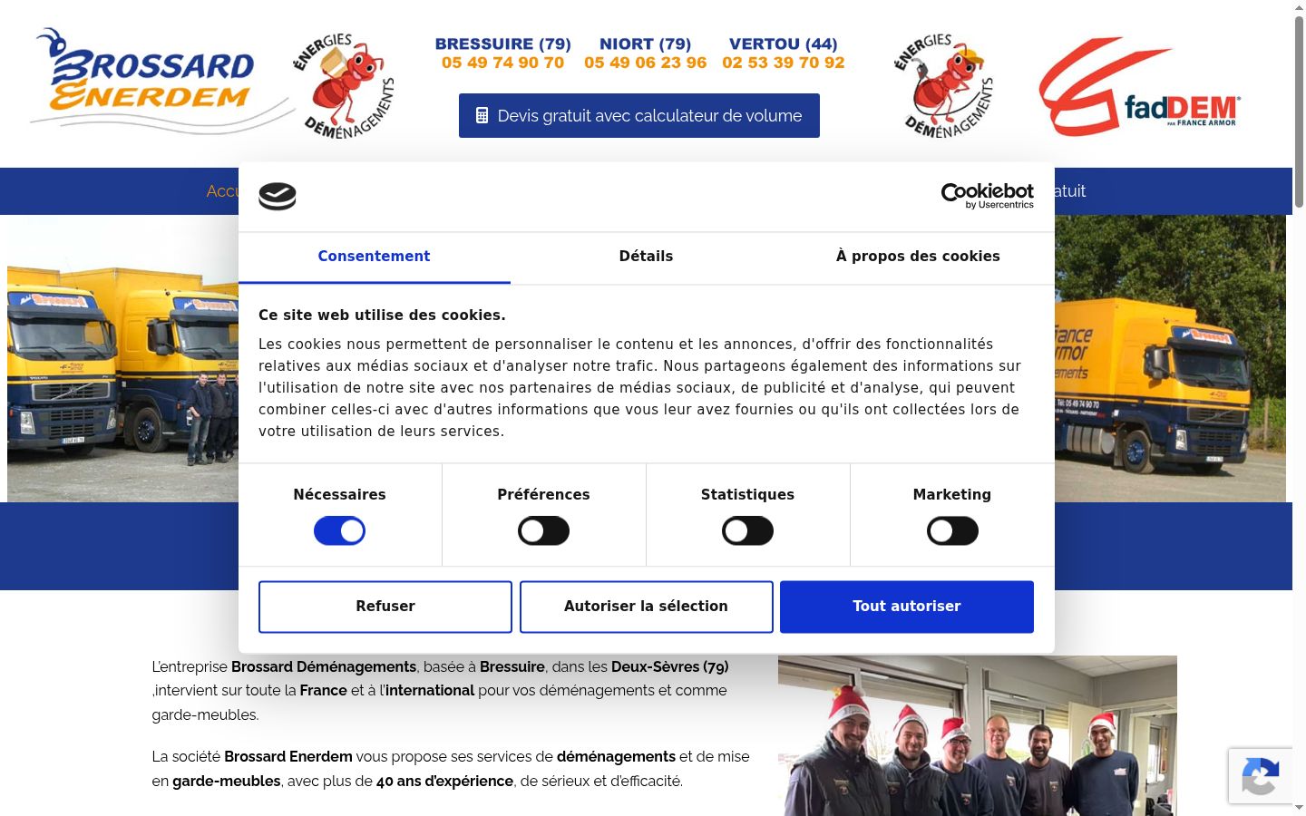 Snímka obrazovky banera súhlasu zobrazeného pred akoukoľvek interakciou