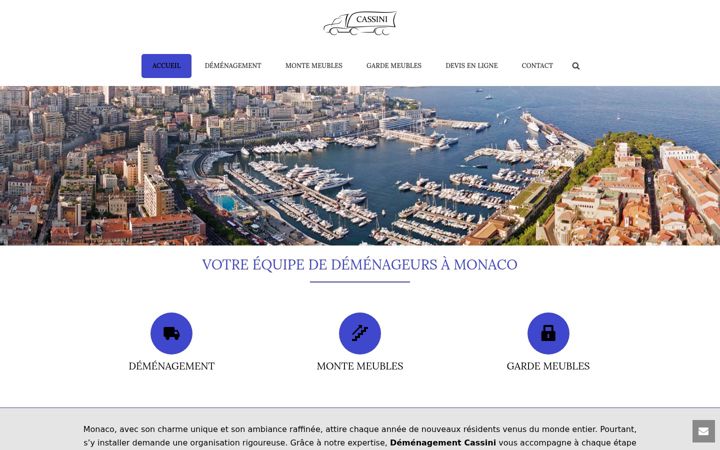 Ekraanipilt saidist demenagements-cassini.fr