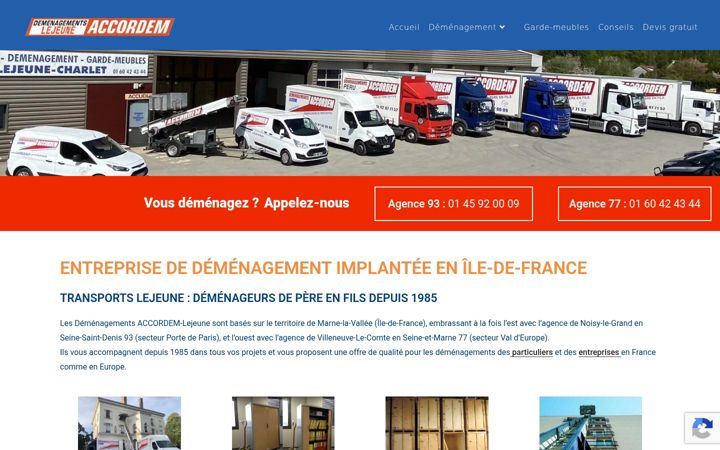 Screenshot of demenagements-lejeune.com