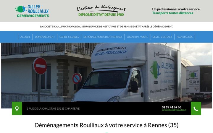 Screenshot of demenagements-roulliaux.com