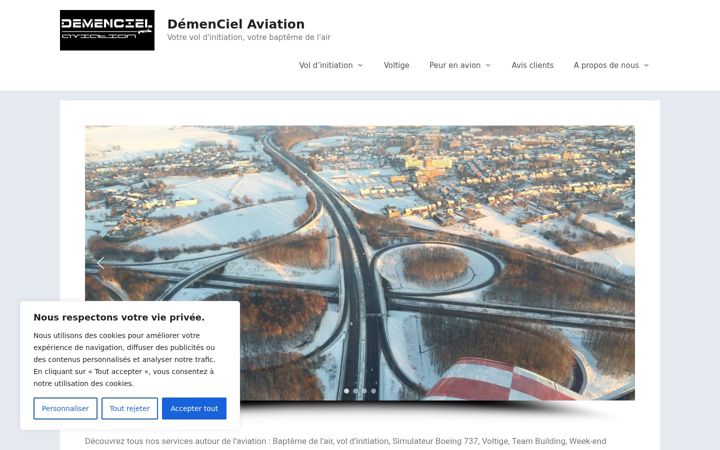 Screenshot of demenciel.be