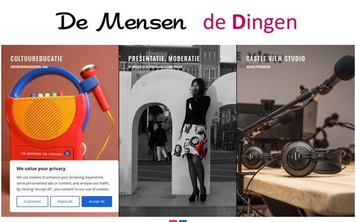 Screenshot di demensendedingen.nl