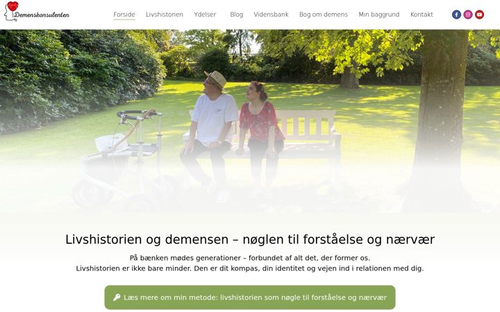 Snímek obrazovky demenskonsulenten.dk