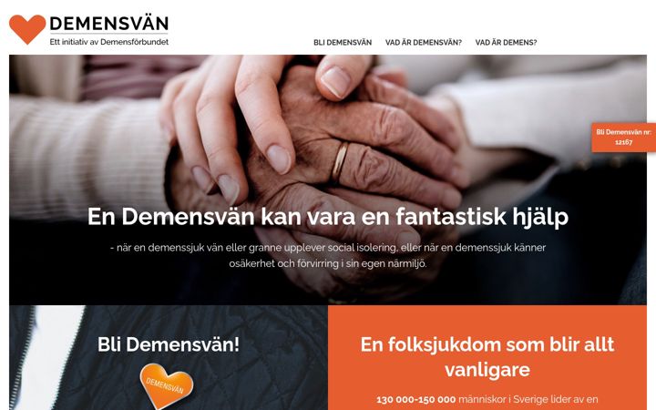 Screenshot of demensvan.se