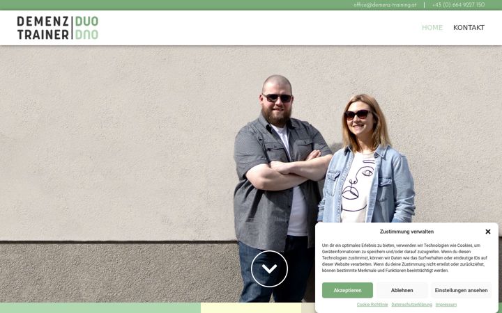 Screenshot of demenz-training.at