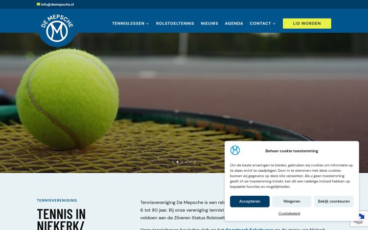 Screenshot di demepsche.nl