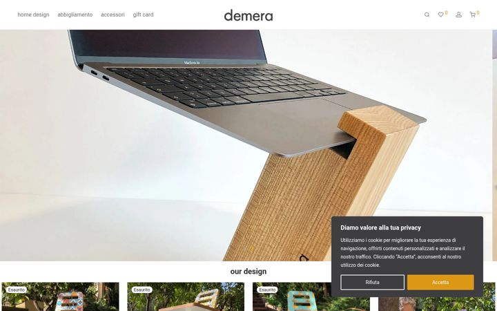 Screenshot of demera.it