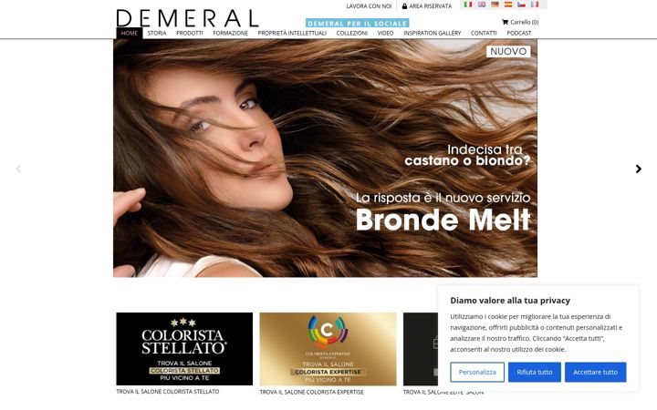 Screenshot of demeral.com