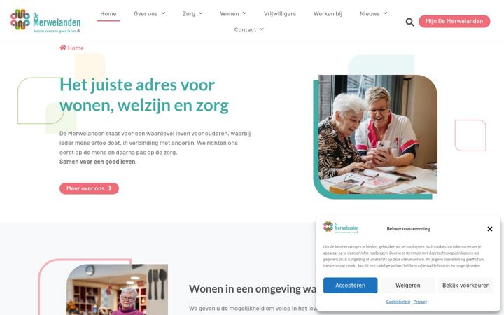 Screenshot di demerwelanden.nl