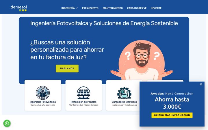 Screenshot of demesol.com