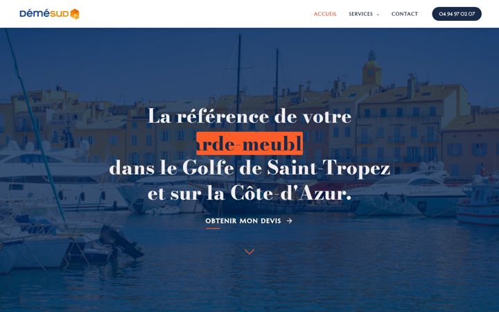 Screenshot of demesud.com
